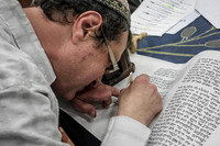 Scribe and Artifacts of Hachnasat Sefer Yehoshua 140213-30