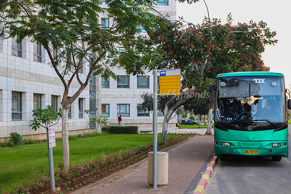 Egged Bus in Airport City