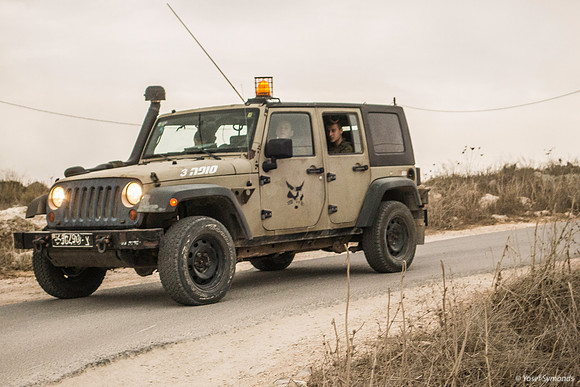 Army Jeep on Patrol 191015-2