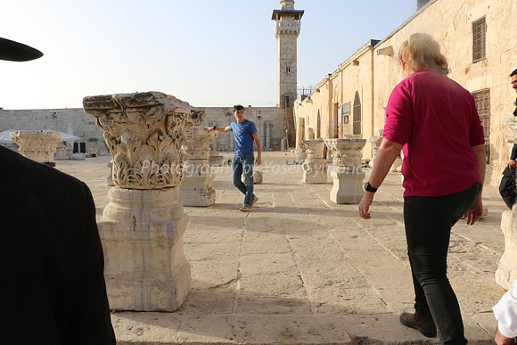 Discussing Gold Flakes Remaining on Column Capitals from Roman Period 1