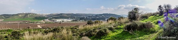 Panorama Fields of Kibbutz Lamed Hey 200216-5