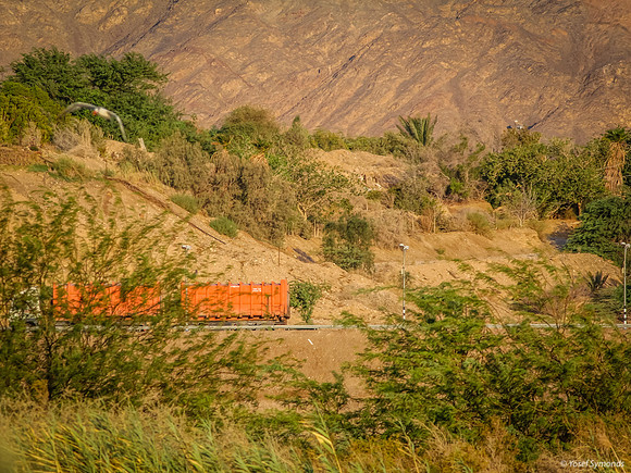 Truck Heading to Eilat - Looking West Across Route #90