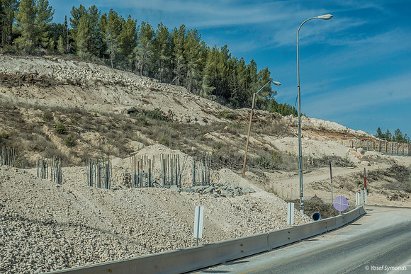 Traveling NE on Route #38 from Tel Azeka to Tel Beit Shemesh 191121-10