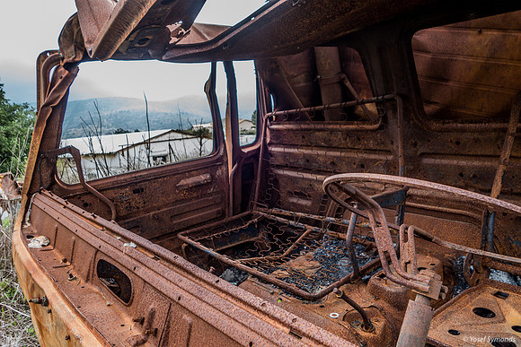 Old Van Driver's Cabin 200226-17