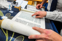 Scribe and Artifacts of Hachnasat Sefer Yehoshua 140213-16