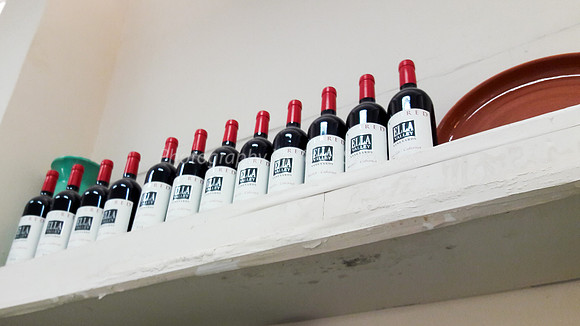 Wine Bottles in Hall