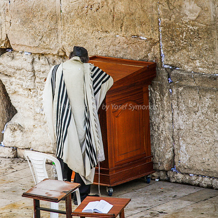 Solitary Prayer at the Wall 1