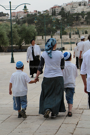 Mother and Children On the Move