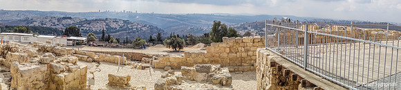 Panorama Looking South to Jerusalem 21107-2