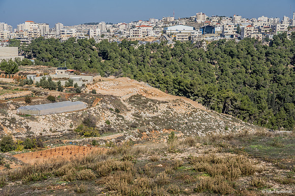 Solomon's Pools, Land Appropriation in Foreground and Beit Lechem in Background 221220-2