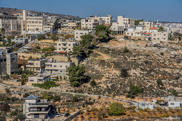 Illegal Arab Construction Including School on Left 221220-11
