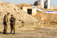 Soldier Guarding Shdema 100129-3