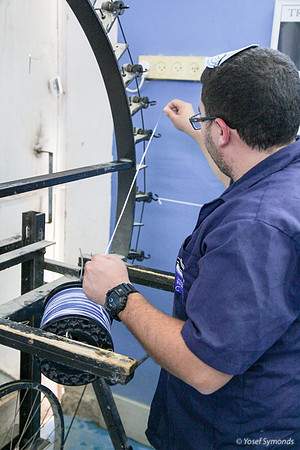 Setting Strings on Cutting Frame 1