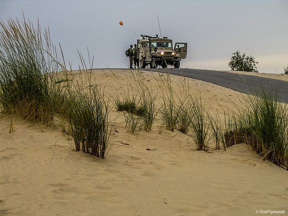 Dunes and Soldiers Gush Katif 050447-2