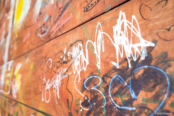 Wooden Bus Shelter Graffiti 190910-2