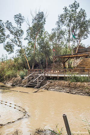 Jordan River With Australian Eucalypt Trees in Background 1