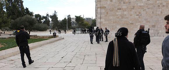 Moving Eastwards towards Al-Aksa Mosque