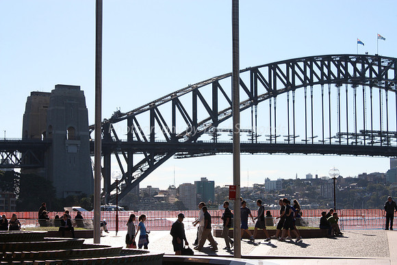 Sydney Harbour Bridge and Schoolchildren 1