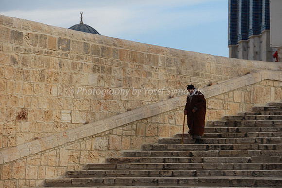 Descending Steps on Western Side of Mount