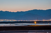 Airstrip, Commercial Pools, Jordanian Aquaba and Mountains 1