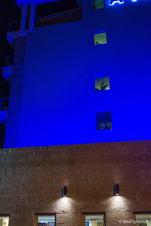 Eilat Hotel at Night