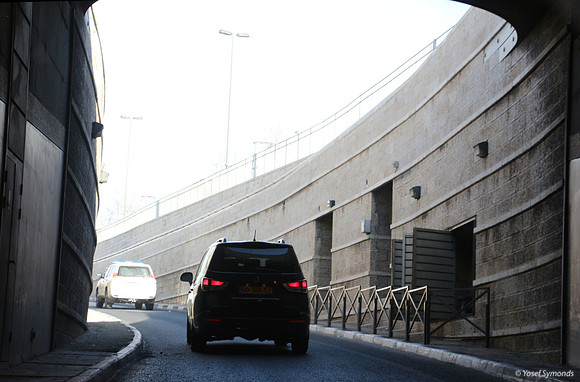 Tunnel Under Jaffa Gate Access Bridge