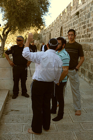 Explanation by Group Leader Eastern Side Directly Opposite Temple Location 1