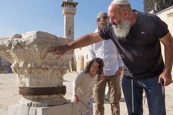 Investigating Fragments of Gold Leaves on Column Capitals 2
