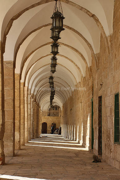 Cloisters on Western Perimeter of Mount