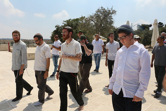 Jewish Visitors Paying Respects on Temple Mount 6