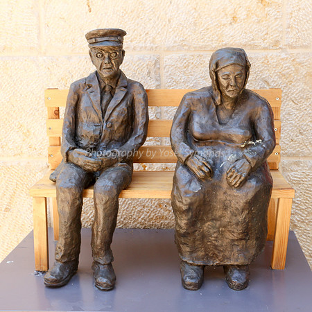 Lady and Man on Bench 2