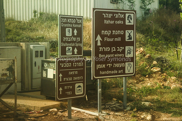 Signposts at Yitzhar