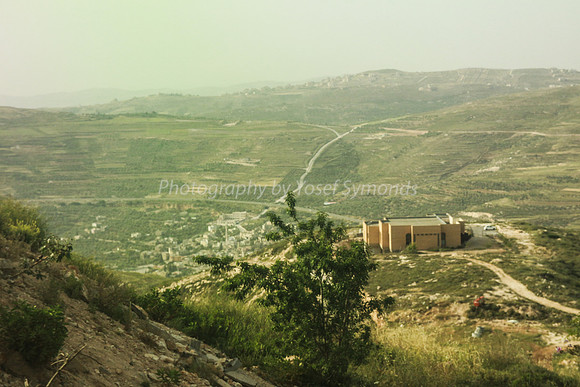 Od Yosef Chai Yeshiva - View from Yitzhar