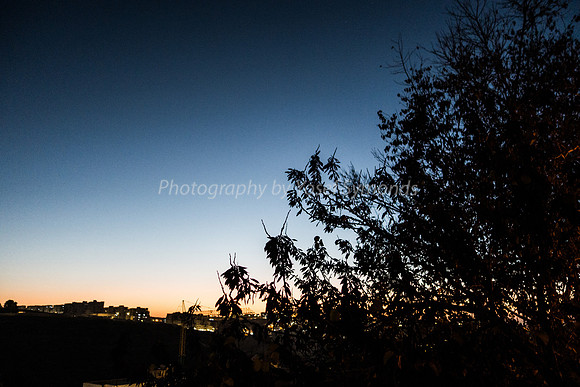 Beit Shemesh Skyline at Twilight 181218-2