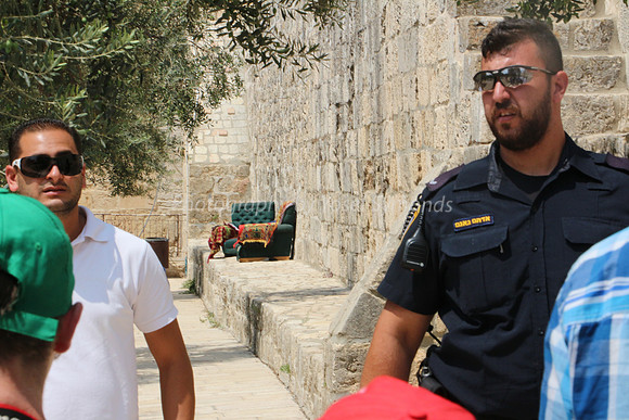 Containing Visitors with Wakf Sofas in Background