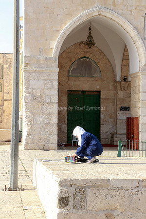 In Front of El-Aksa Mosque