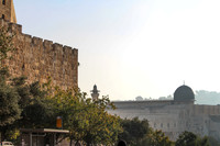 Southern Walls Old City of Jerusalem at Dawn 1