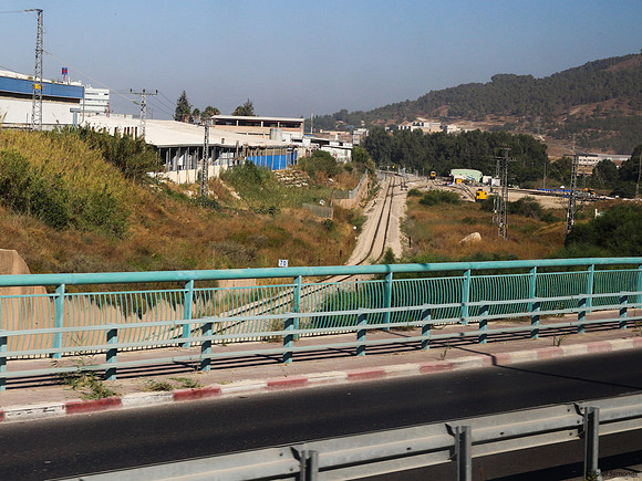 Railway Looking West into Beit Shemesh Railway Station