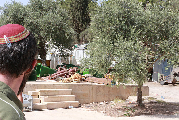 Building Material and Debris on East of Temple Mount