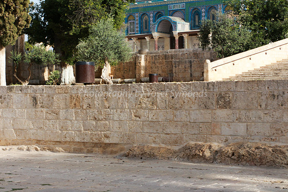 Retaining Wall on Southern Side of Mount 1