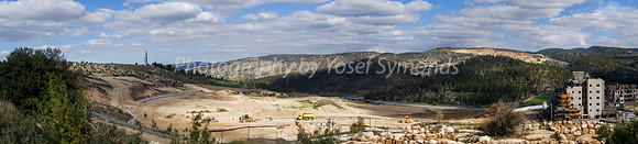 Archeological Site NE View Panorama2 - Mishkafayim 2017 Q1