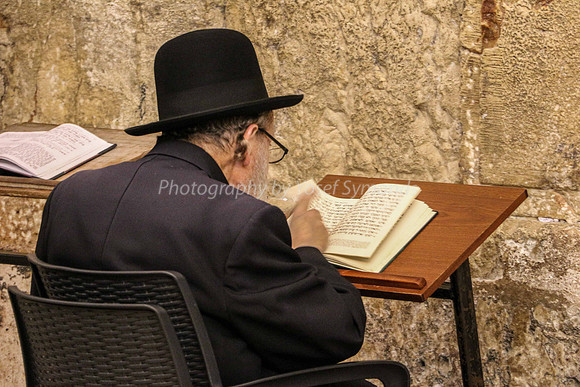 Man Praying at Kotel 10