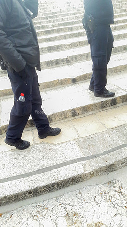 Feet on NW Stairs