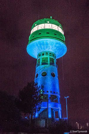 Migdal Haemek Tower - Night Lighting 200111-11