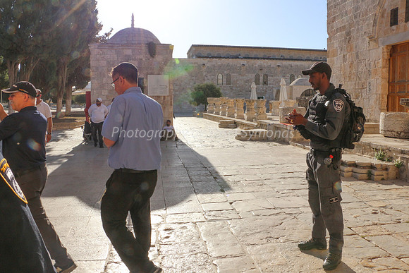 Heading North Above Western Wall