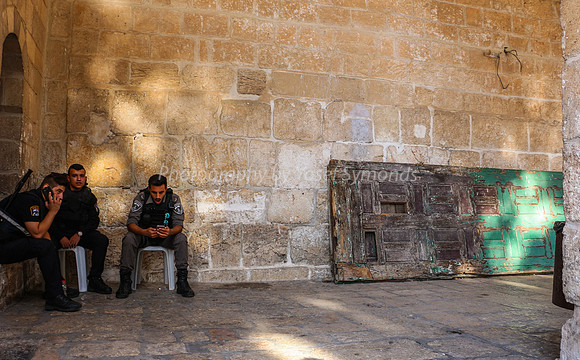 Security Forces and Ancient Door