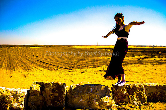 Bat mitzvah Girl in Desert 2
