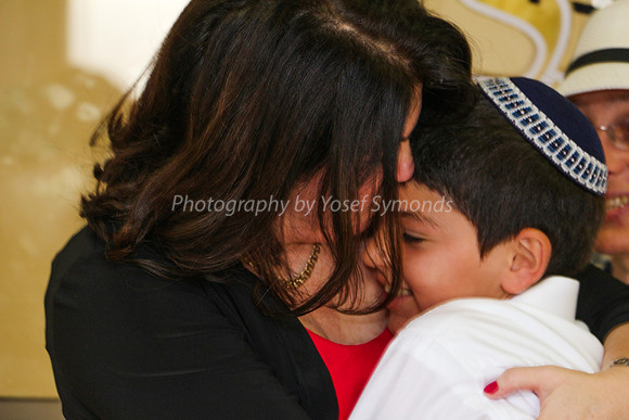 Mother and Son at Barmitzvah