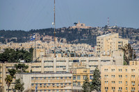 Looking West with Nebi Samuel Park in Background 220306-1