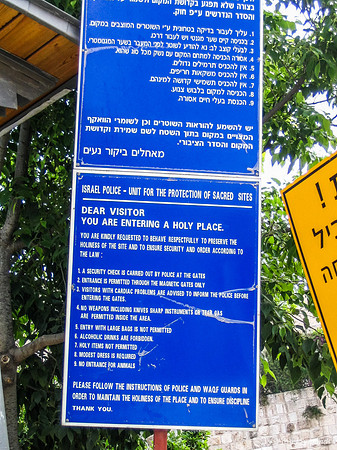 Holy Place But No Holy Objects Allowed 050512-1